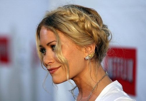 blond, braid and famous