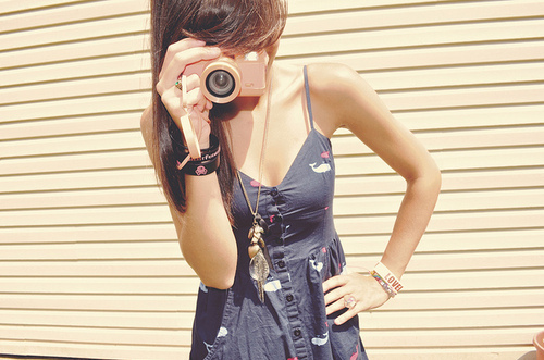 camera, fashion and girl