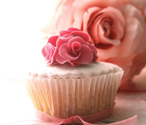 cupcake, flower and food