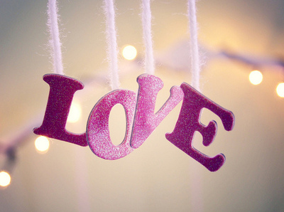 decoration, hanging, lights, love, pink, text