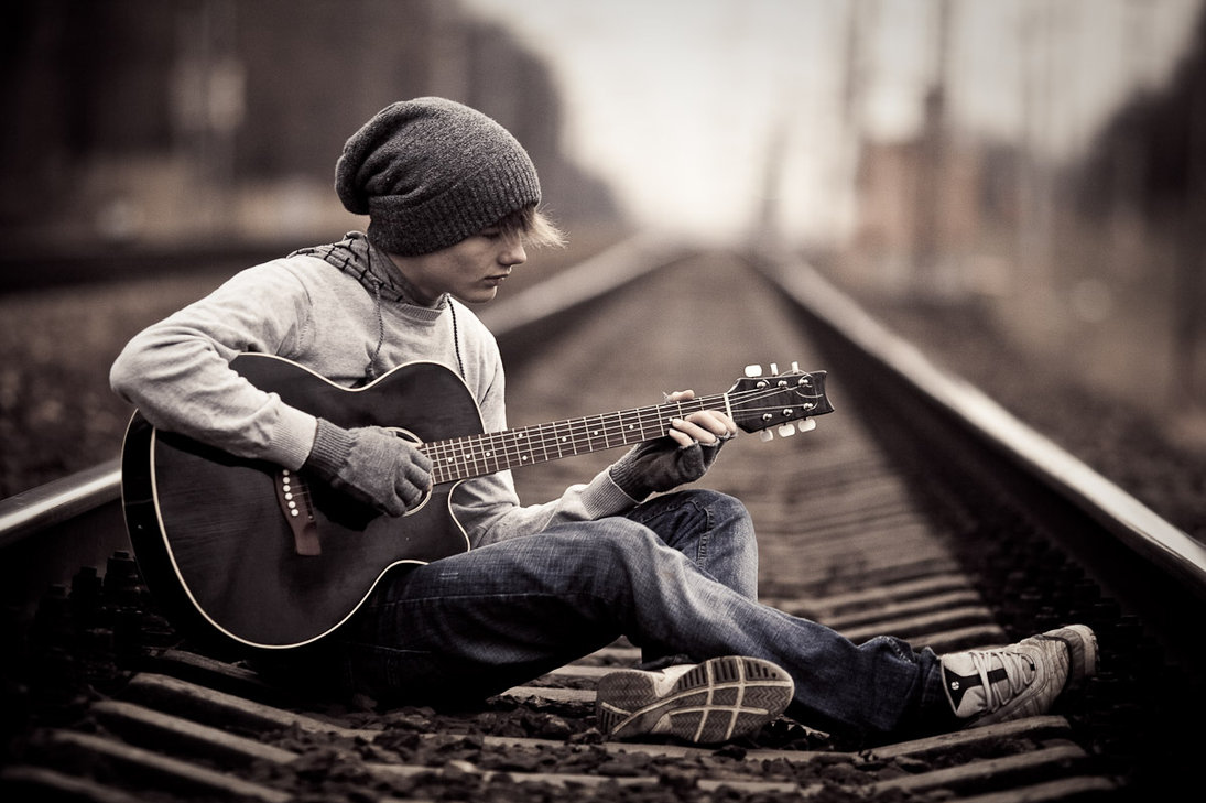 deviantart, guitar and music