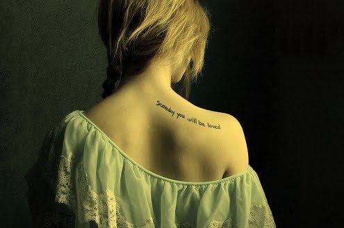 Shoulder Tattoos on Girl  Hair  Love  Shoulder  Tattoo   Inspiring Picture On Favim Com