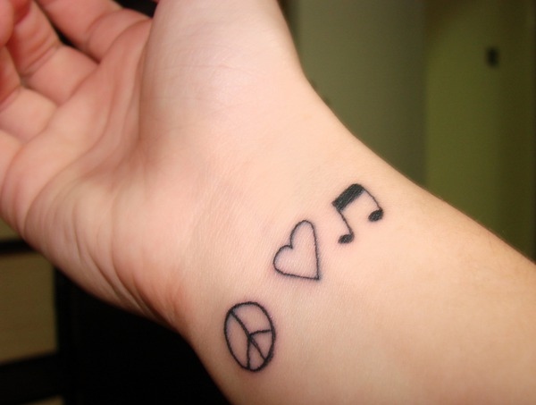 peace tattoo. pazetto, peace, tattoo