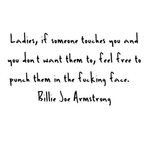 advice, billie armstrong and fucking