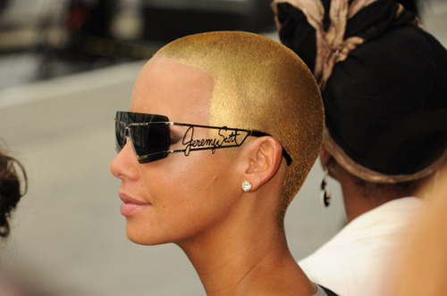 amber rose, blond and gorgeous