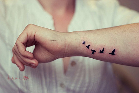 Flying Birds on Birds  Cool  Cute  Flying  Tattoo  Textos   Inspiring Picture On Favim