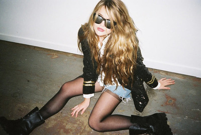 blonde,  fashion and  floor