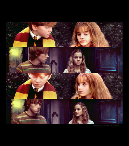 harry potter, hermione and ron