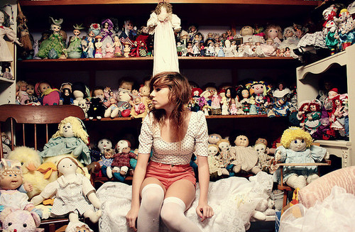 alone, childhood and dolls