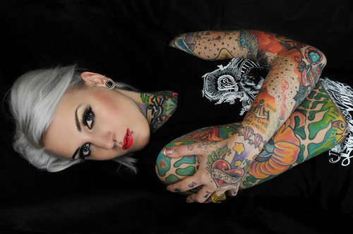 alternative girl, meninas tatuadas and tattoo