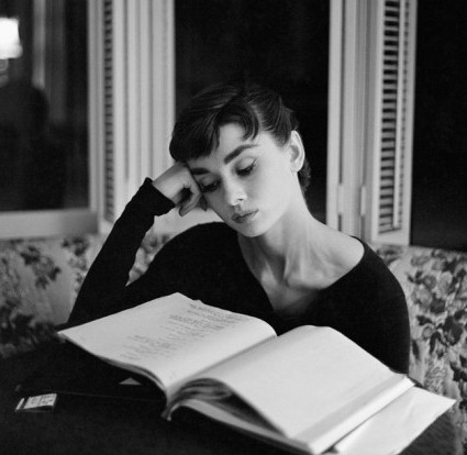 audrey hepburn, black and white and fashion