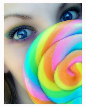 candy, colors and eyes blue