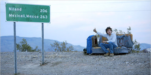 couch,  hitchhike and  into the wild