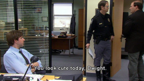 cute,  dwight and  funny