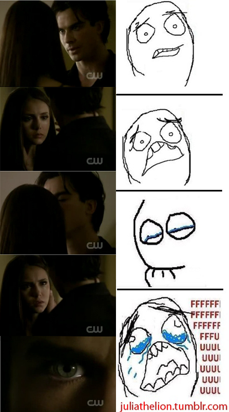 delena, forever alone and lol