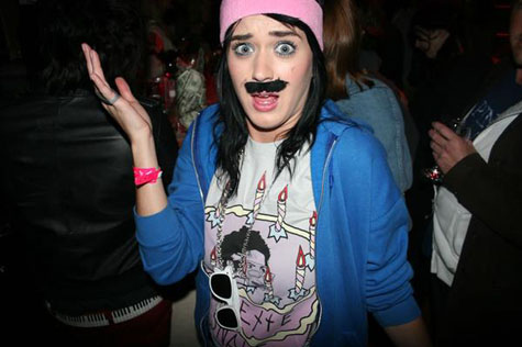 funny,  katy perry and  moustache