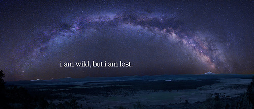 lost,  night and  sky