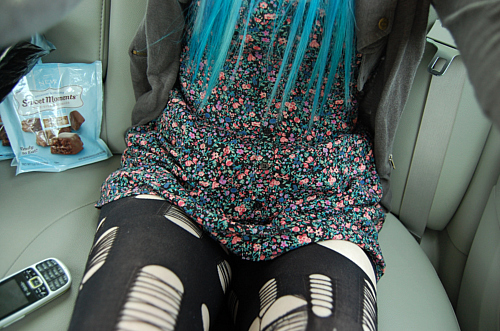 alternative, alternative girl and blue hair
