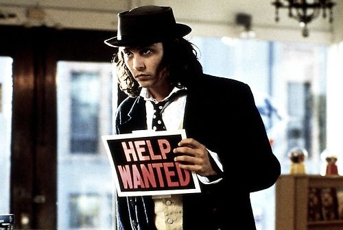 benny and joon, help wanted and johnny depp