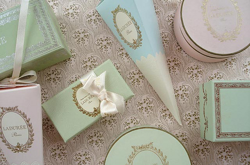 blue, bow, cookie, cute, french, green