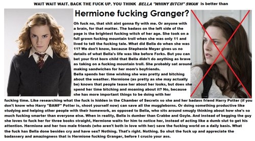 calm down!, emma watson, harry potter, harry potter > twilight, hermione granger, just books