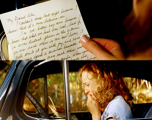 cry, diario de uma paixao, letter, rachel mcadams, the notebook