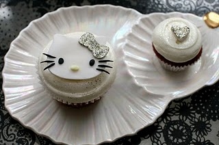 cupcake,  cute and  hello kitty