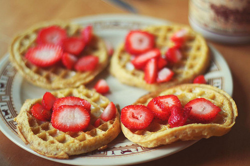 delicious, photograph and strawberries