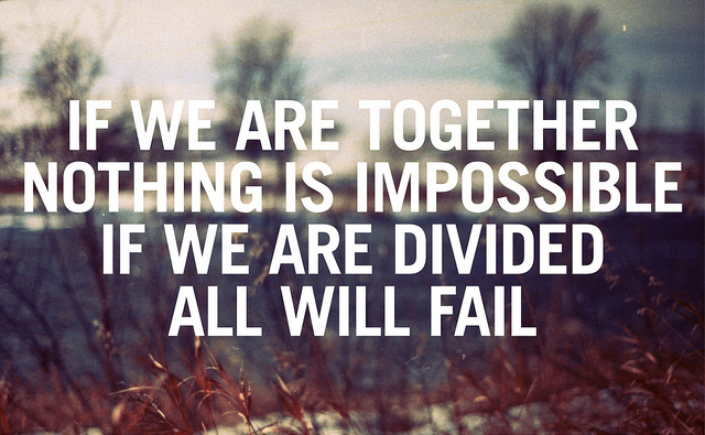 divided, fail and impossible