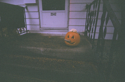 fall, halloween and house