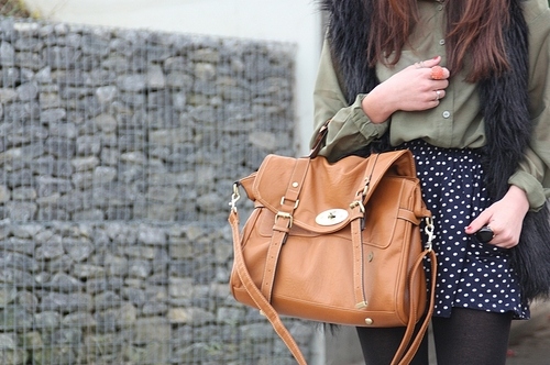 fashion, girl, headless, polka dots, purse, vintage