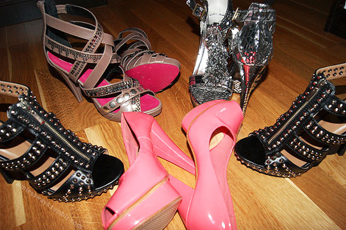 fashion, glam and high heels