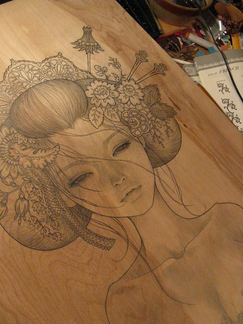 art, audrey kawasaki and drawing