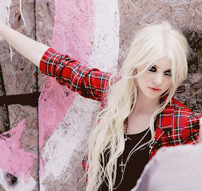 blonde, freakin awesome and plaid