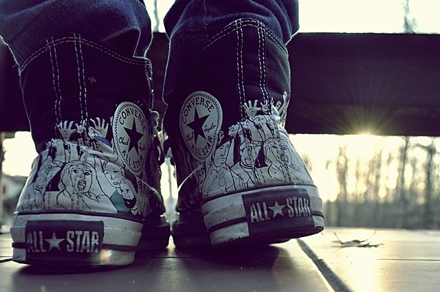 converse, cool and illustration