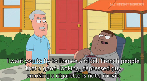 family guy,  france and  french people
