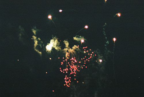 firework, fireworks and night