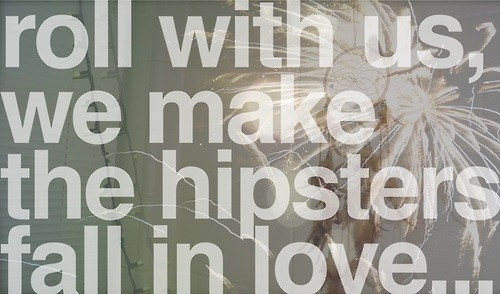 hipster,  ke$ha and  lyrics