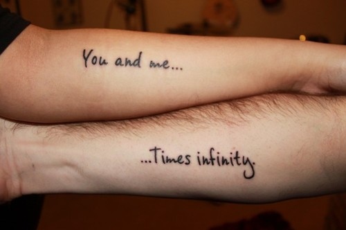 infinity, love and tattoo