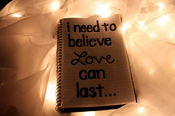 lights,  love and  notebook