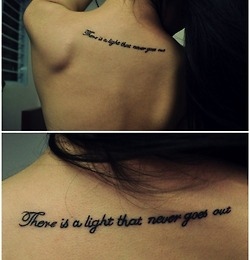 lyrics,  shoulders and  tattoo