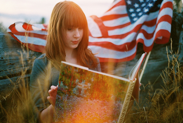 american, book and cute
