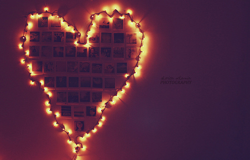 artistic,  heart and  lights
