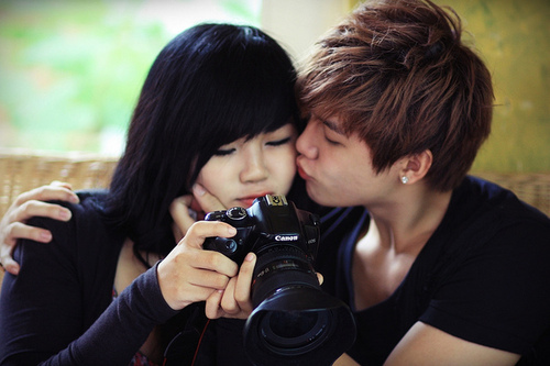 asian, canon and couple