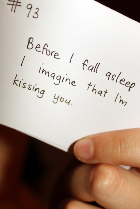 asleep, imagine and kiss