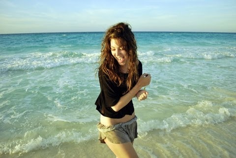 beach, brunette and cory