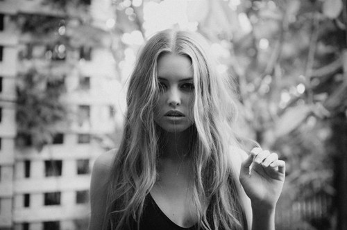 beautiful, black and white and blonde