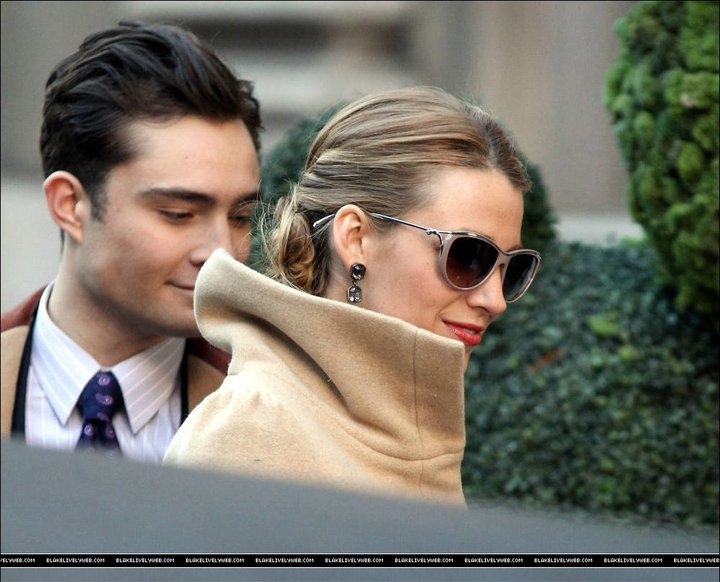 blake lively, chuck bass and ed westwick