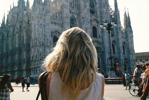 blond, girl and milano