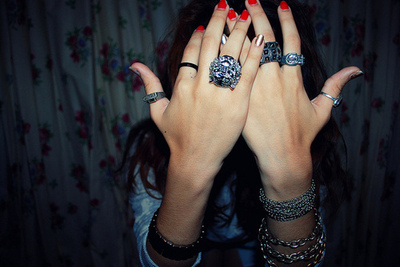 bracelets,  chains and  cute